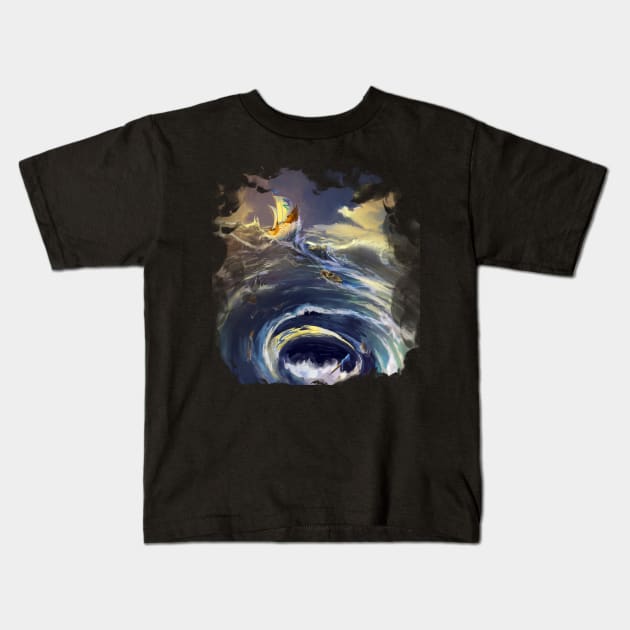 Storm Trap Kids T-Shirt by Macroart